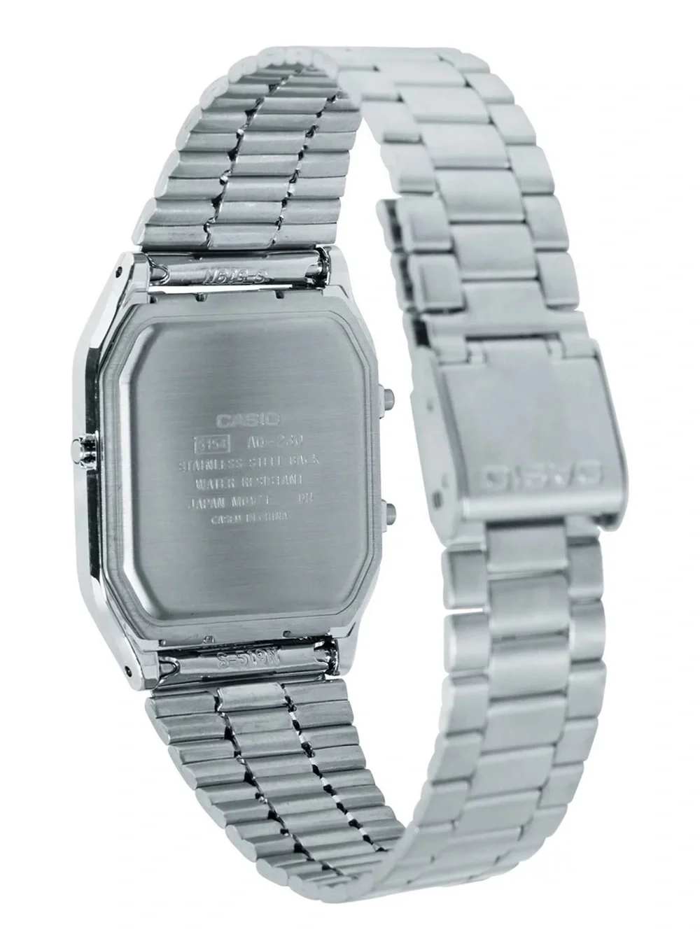 Casio Vintage Collection Unisex Analog Digital Stainless Steel Watch 29.8mm